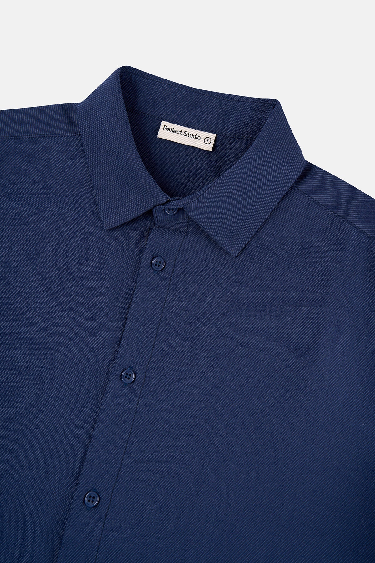 Basic TENCEL™  Uzunkollu Gömlek - Lacivert