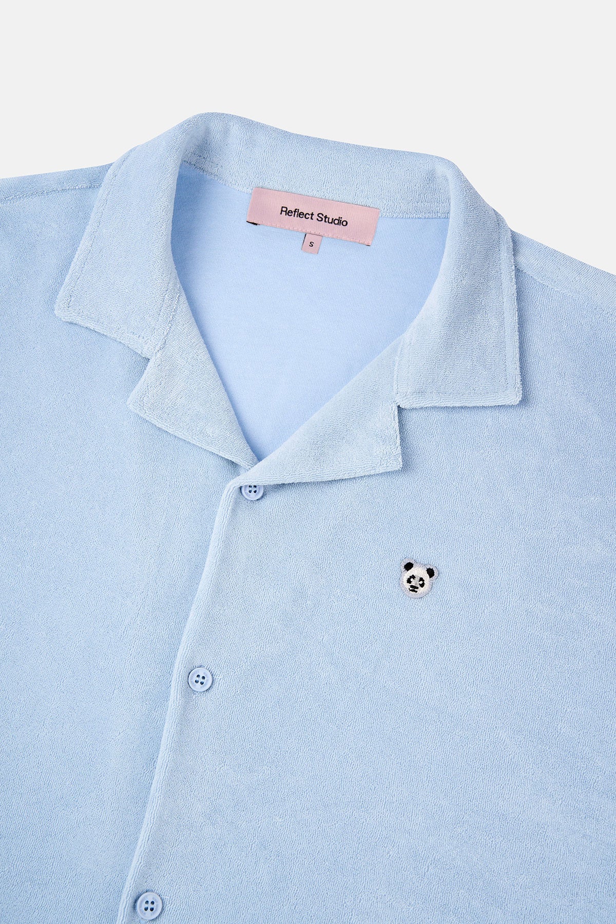 Panda Terry Gömlek - Açık Mavi