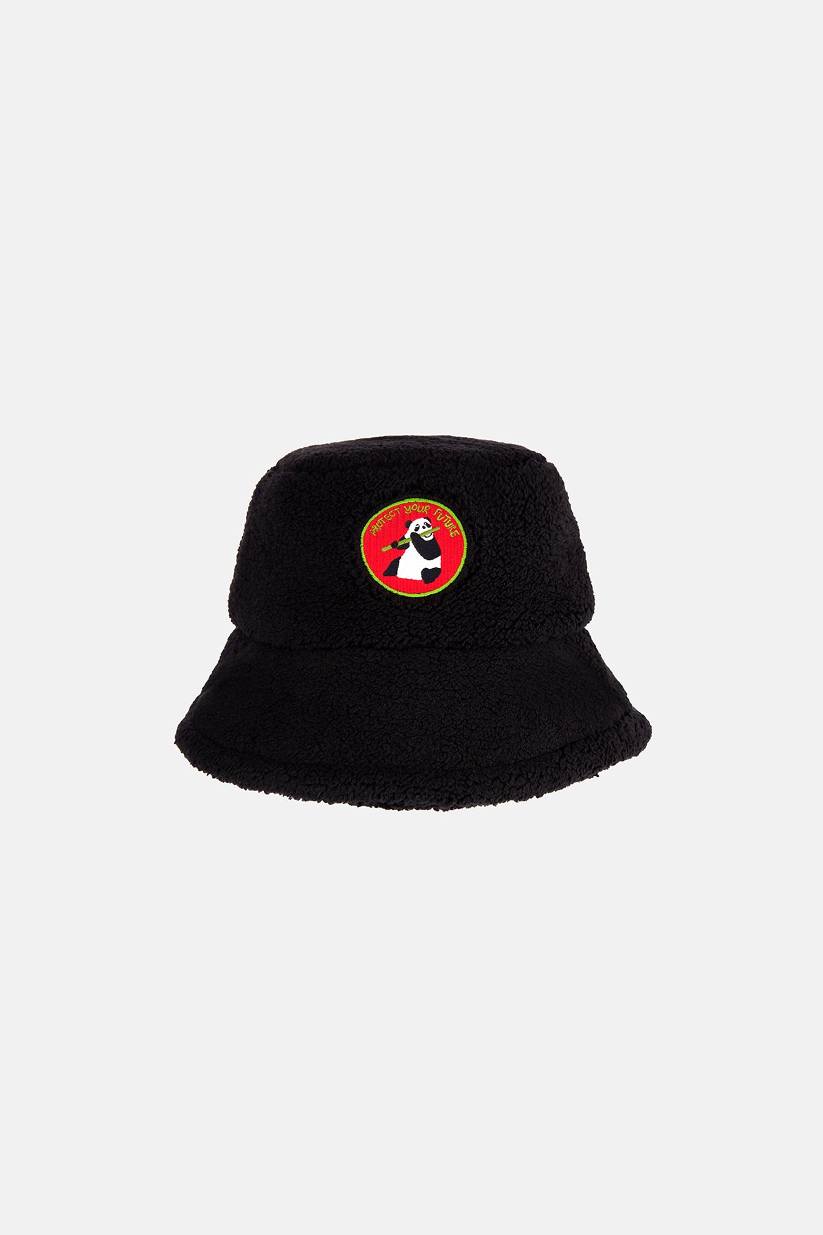 Panda Sherpa Şapka - Siyah