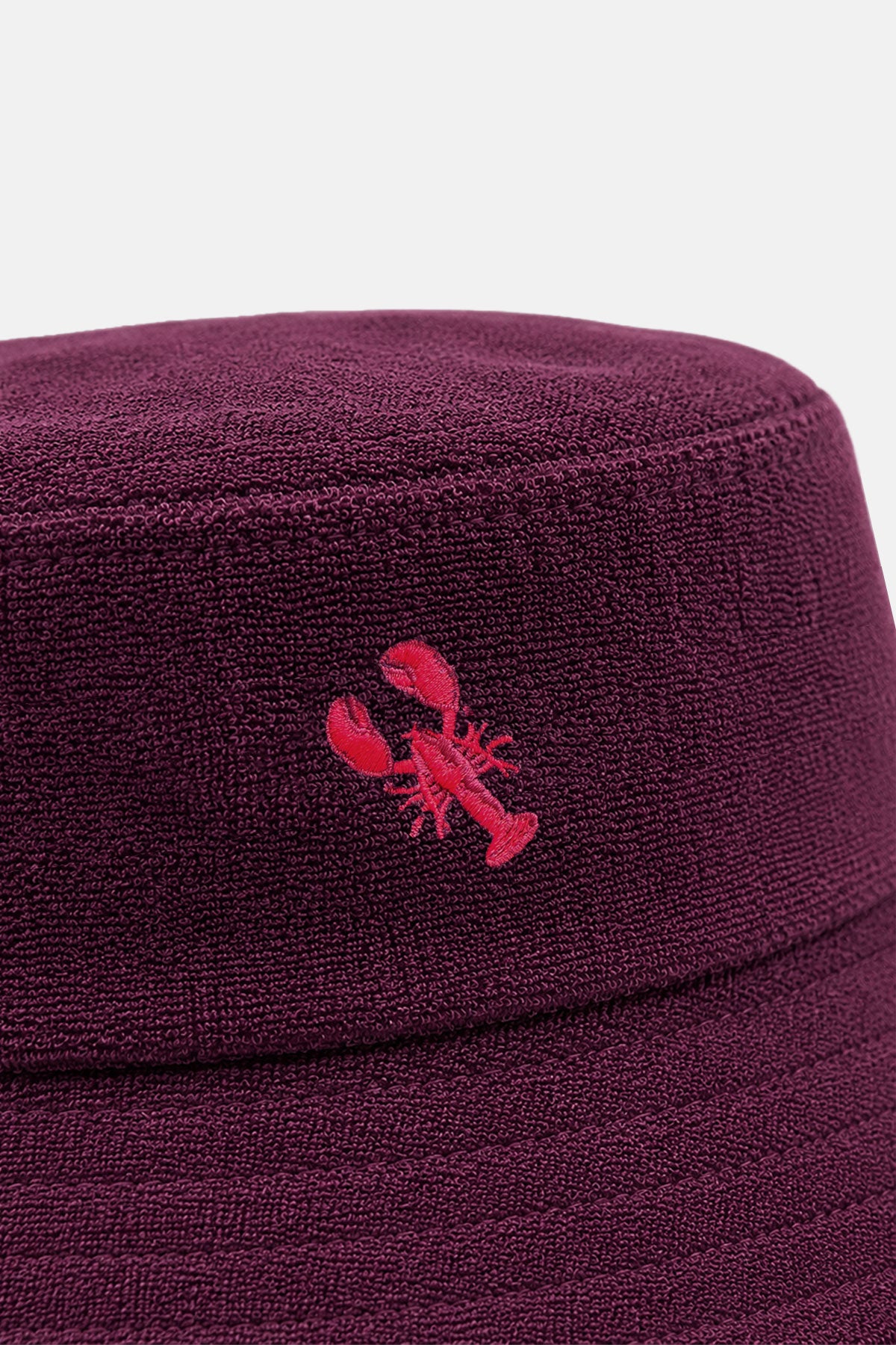 Istakoz Terry Bucket Hat - Bordo – Reflect Studio