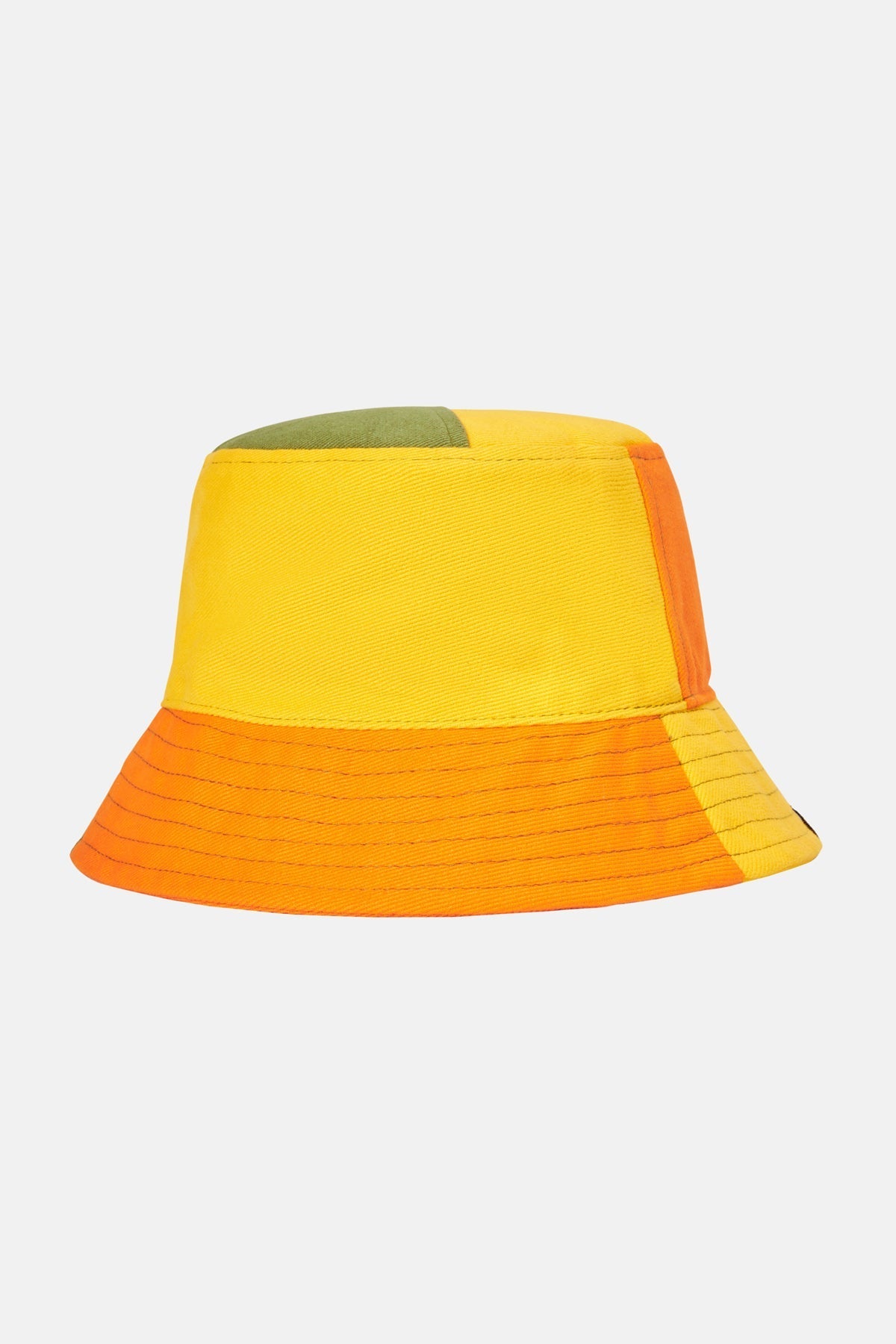 Kanguru Colorblock Bucket Hat - Blok renkli