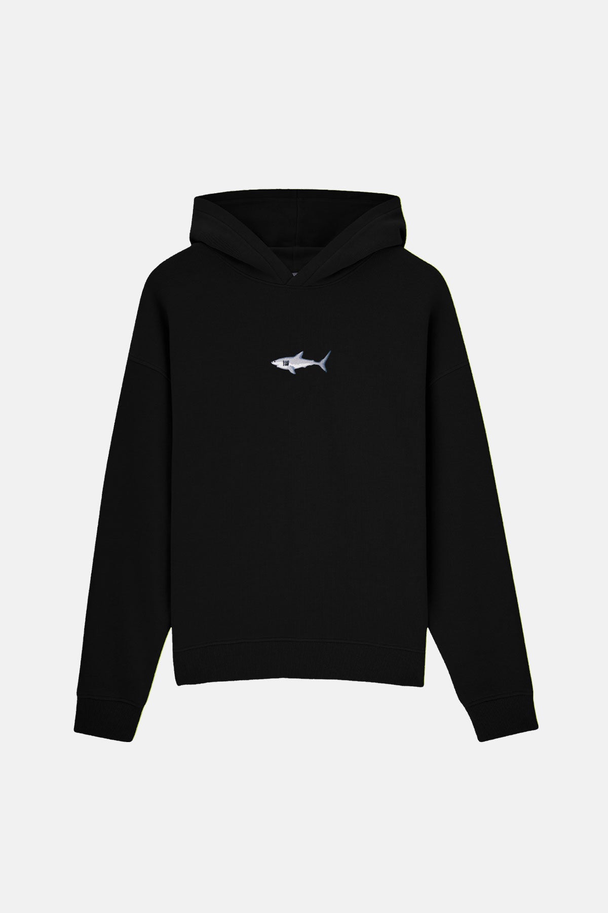 Büyük Beyaz Köpekbalığı SuperSoft Hoodie - Siyah