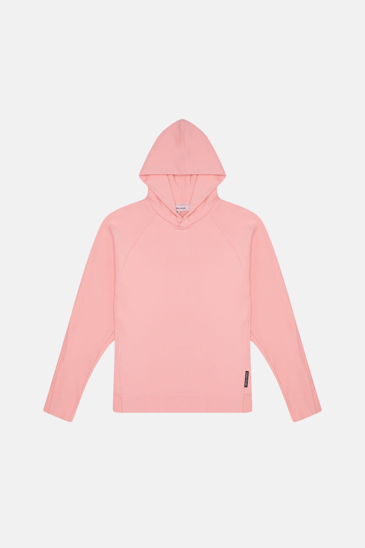Logo Tag Relaxed Fit Hoodie - Pink