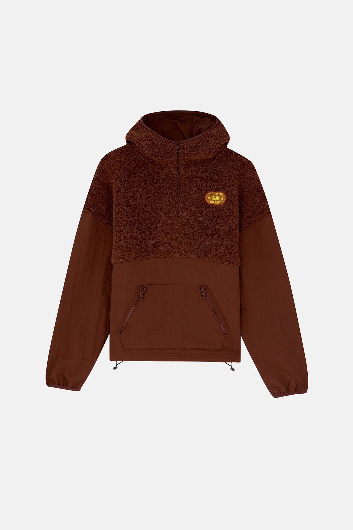 カウン** Tukan Sherpa Quarter-Zip Sweatshirt - Saks mavi – Reflect Studio