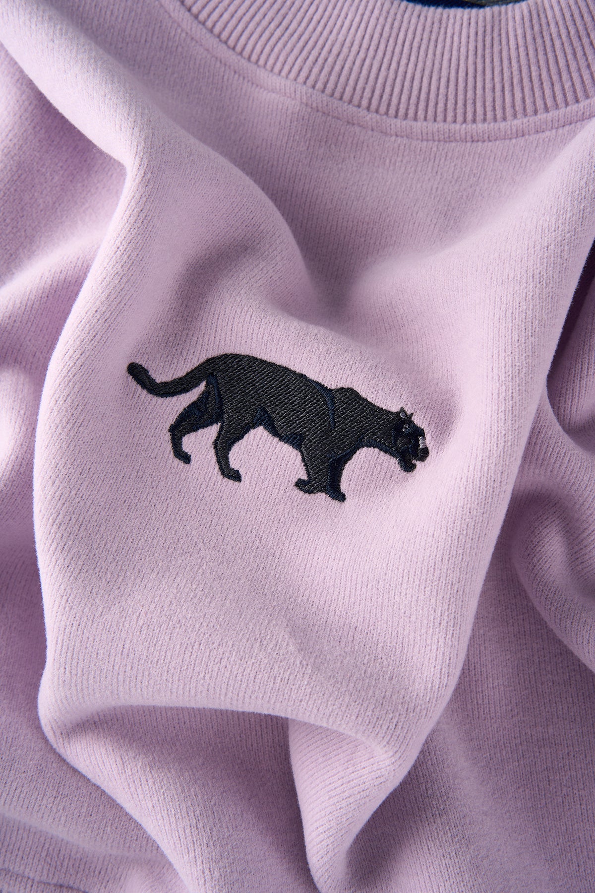 Jaguar SuperSoft Crop Sweatshirt - Lila