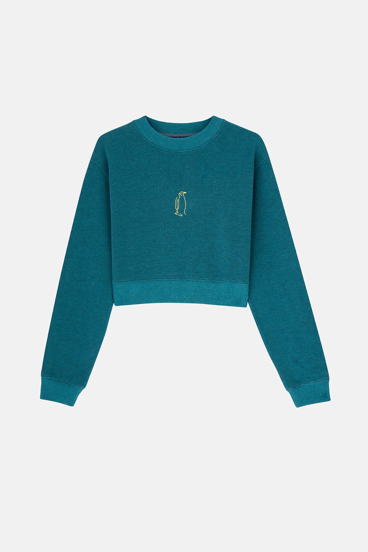 İmparator Penguen SuperSoft Crop Sweatshirt - Turkuaz · 3