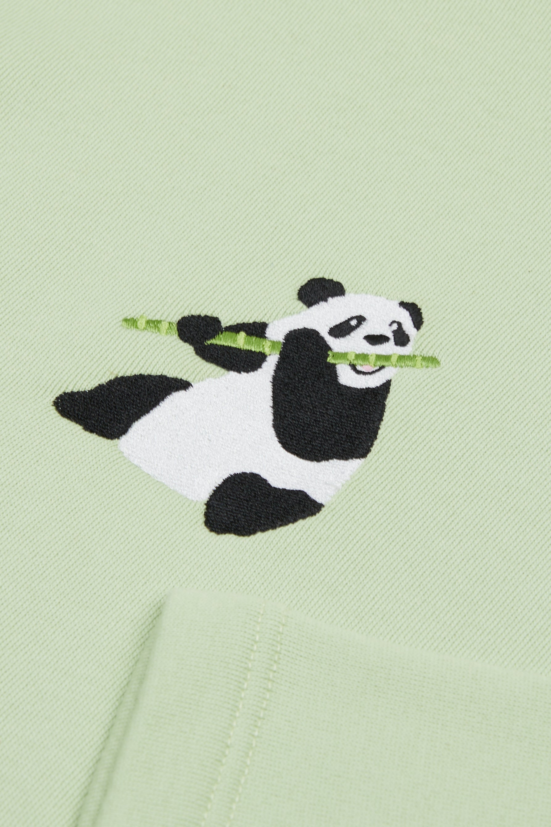 Giant Panda Hoodie - Mint Yeşil