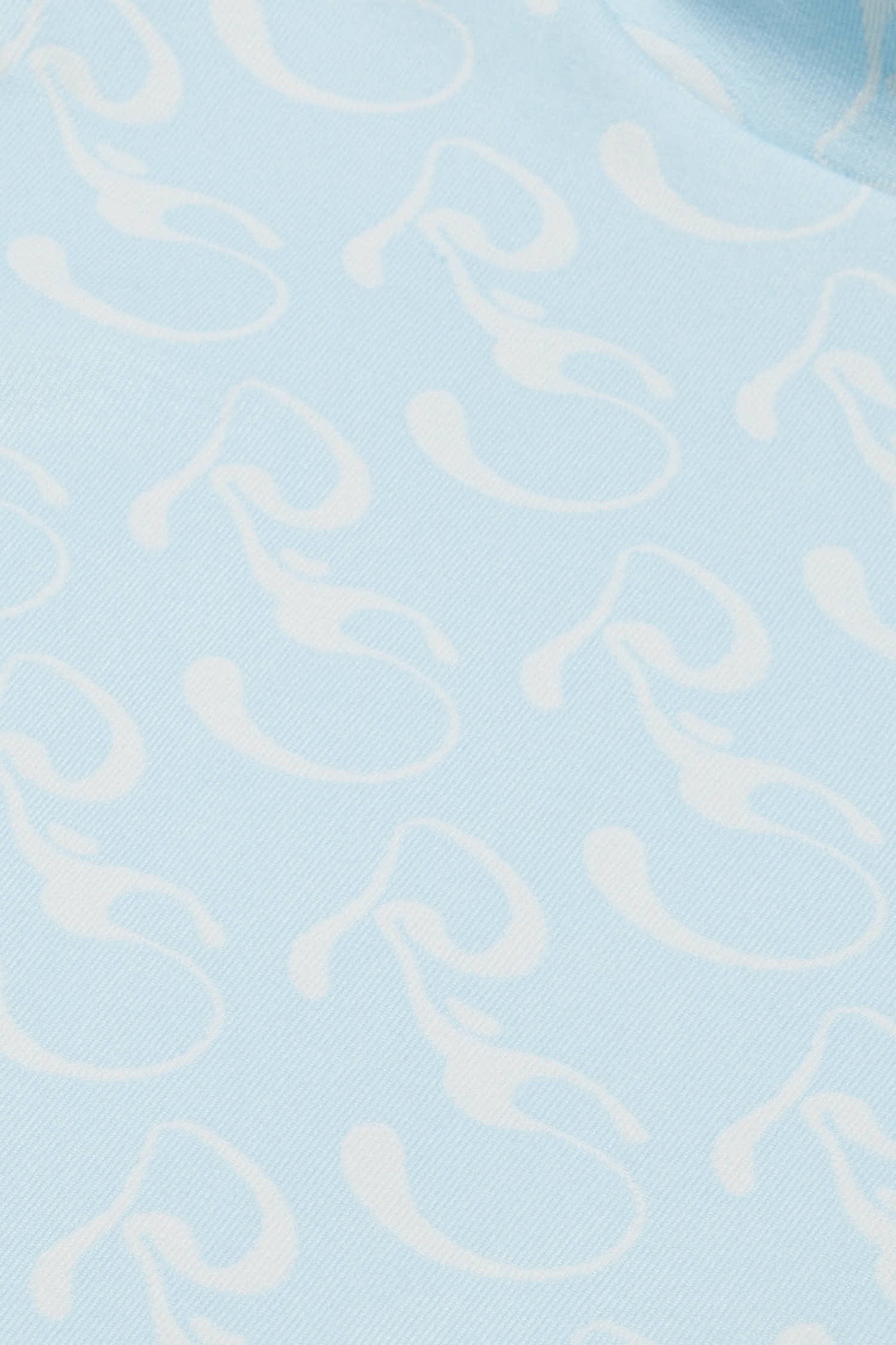 Monogram Long Sleeve Top - Blue