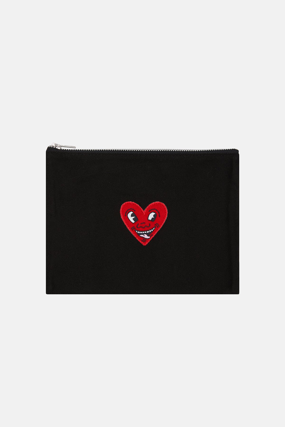 Keith Haring Heart   Case - Siyah