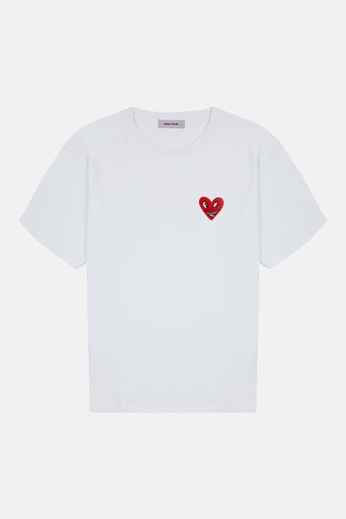 Heart Supreme Oversize T-shirt - Beyaz