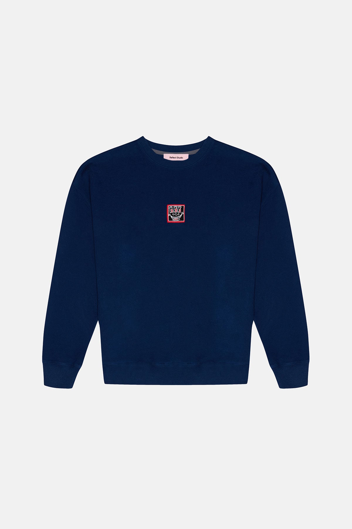 Keith Haring Smile SuperSoft  Sweatshirt - Lacivert