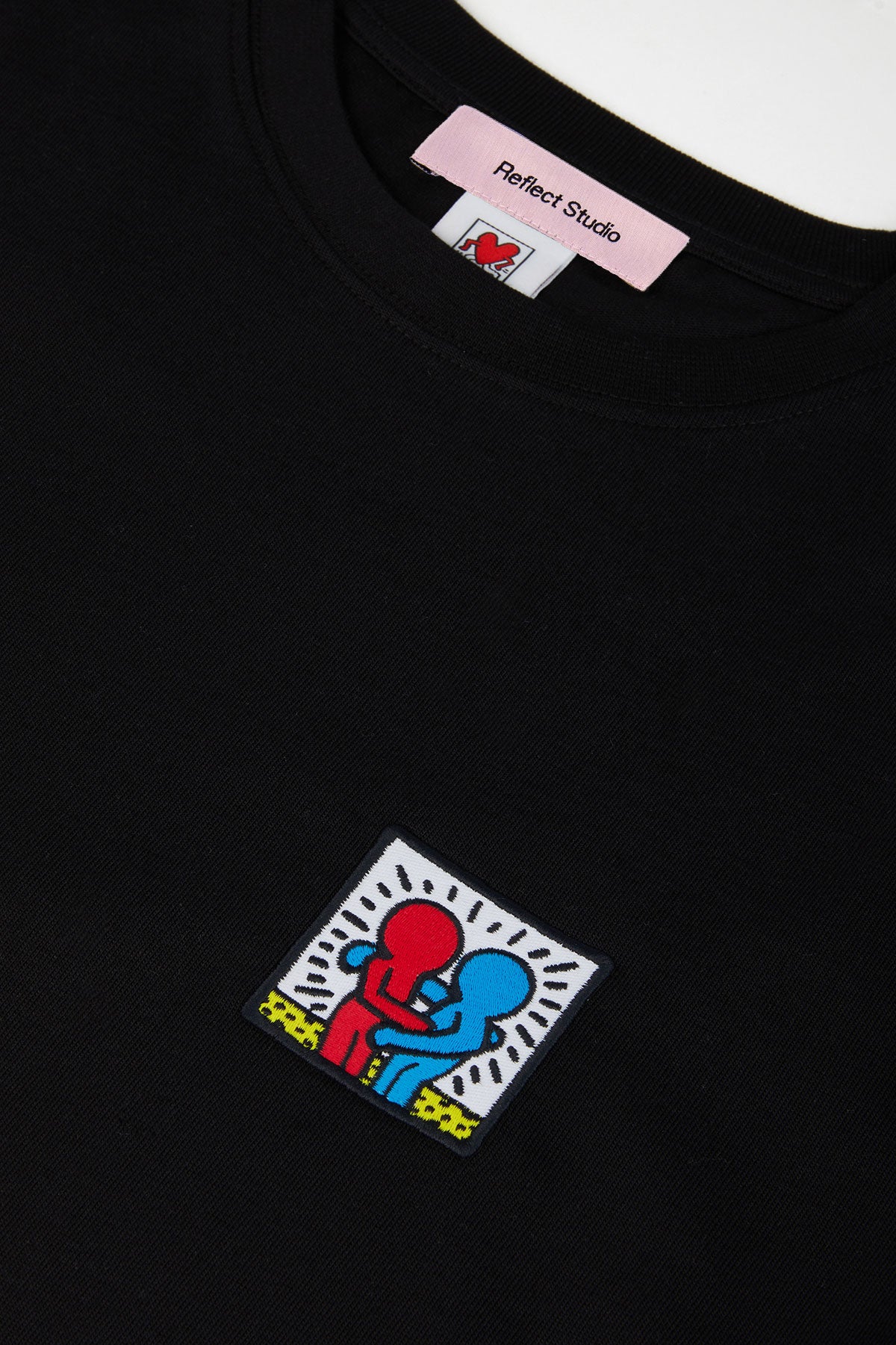 Keith Haring Heavyweight T-Shirt - Siyah