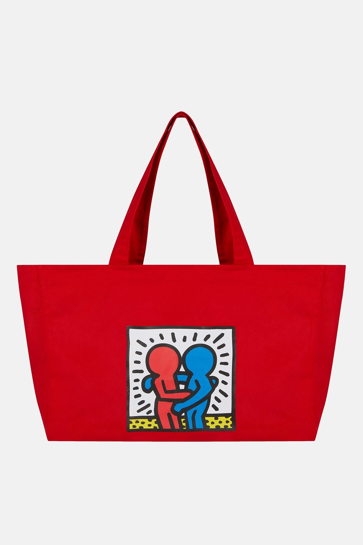 Keith Haring Hug Maxi Allday Çanta - Kırmızı