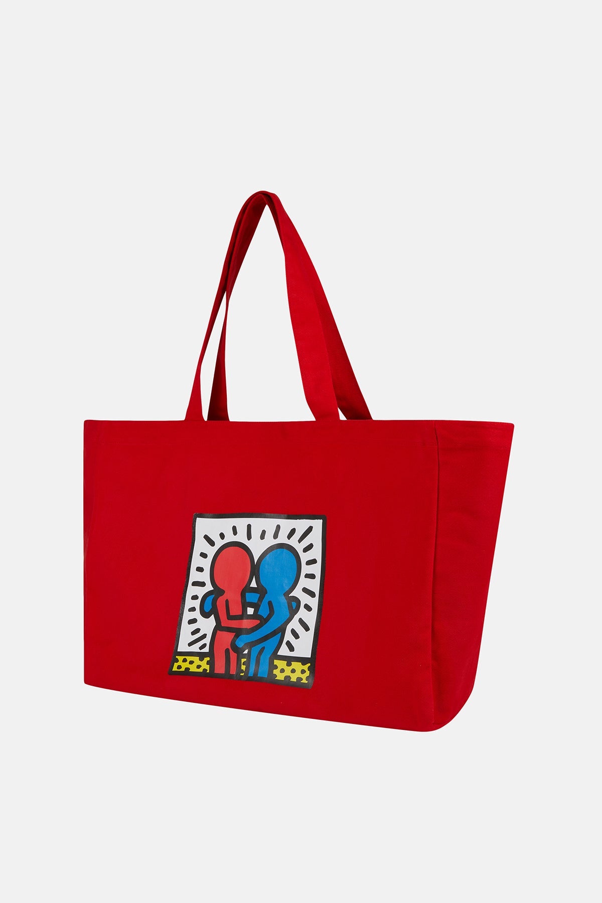 Keith Haring WWF Totebag - Kırmızı