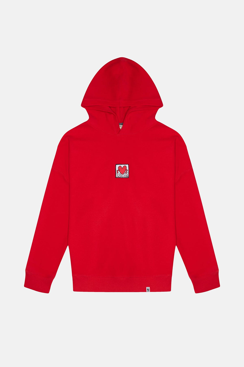 Keith Haring Love SuperSoft  Hoodie - Kırmızı