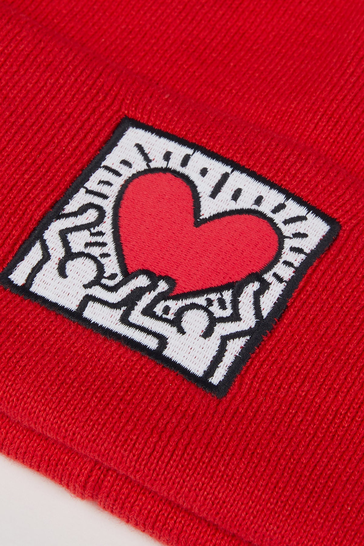 Keith Haring Love Bere - Kırmızı