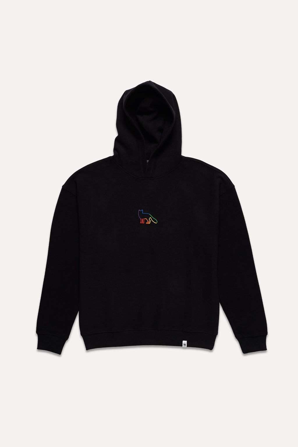 Kızıl Tilki SuperSoft Hoodie - Rainbow Siyah