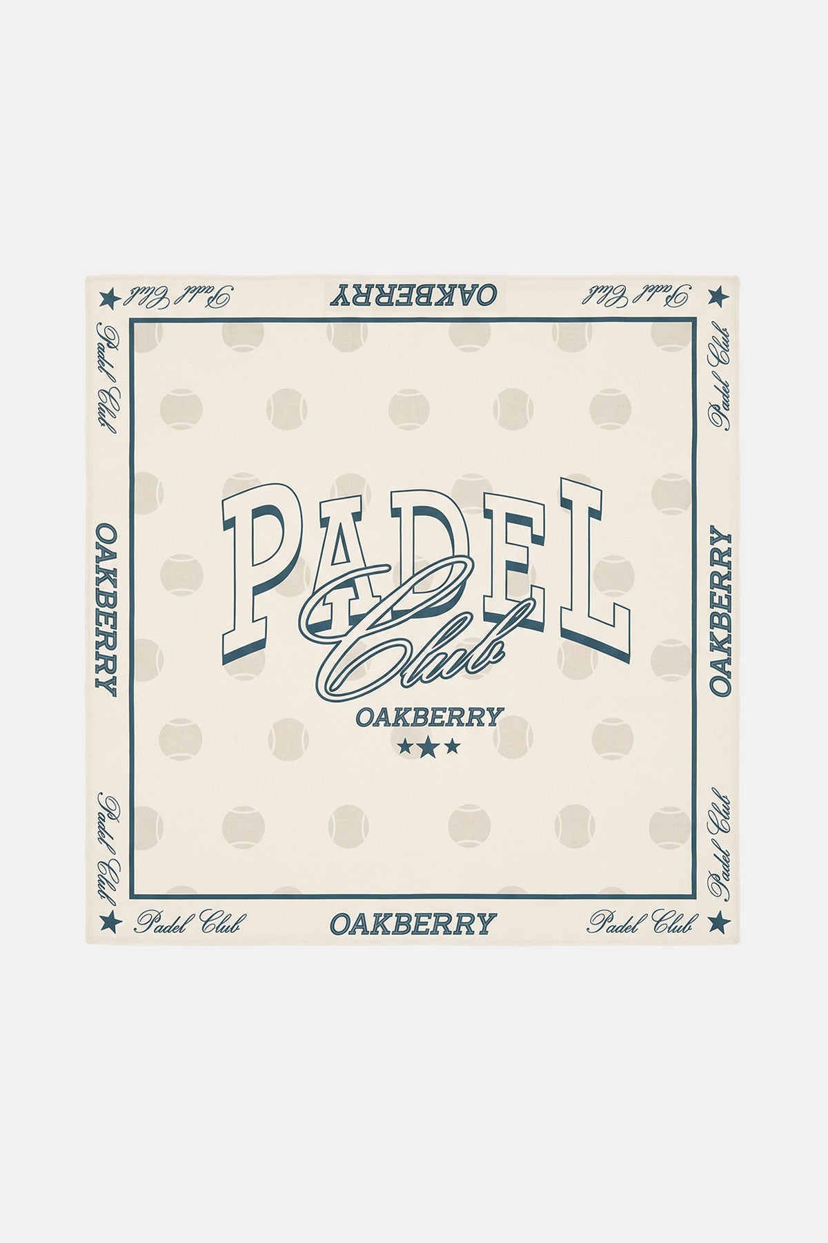 OAKBERRY Padel Club Bandana - Ekru