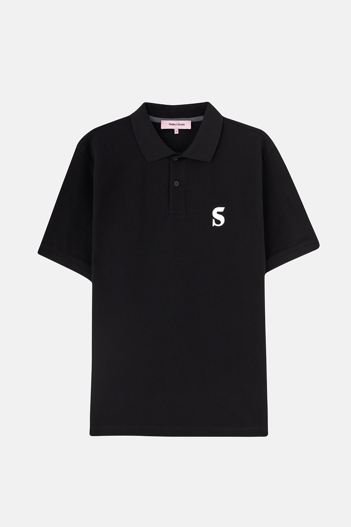 Socrates Logo Polo T-shirt - Siyah