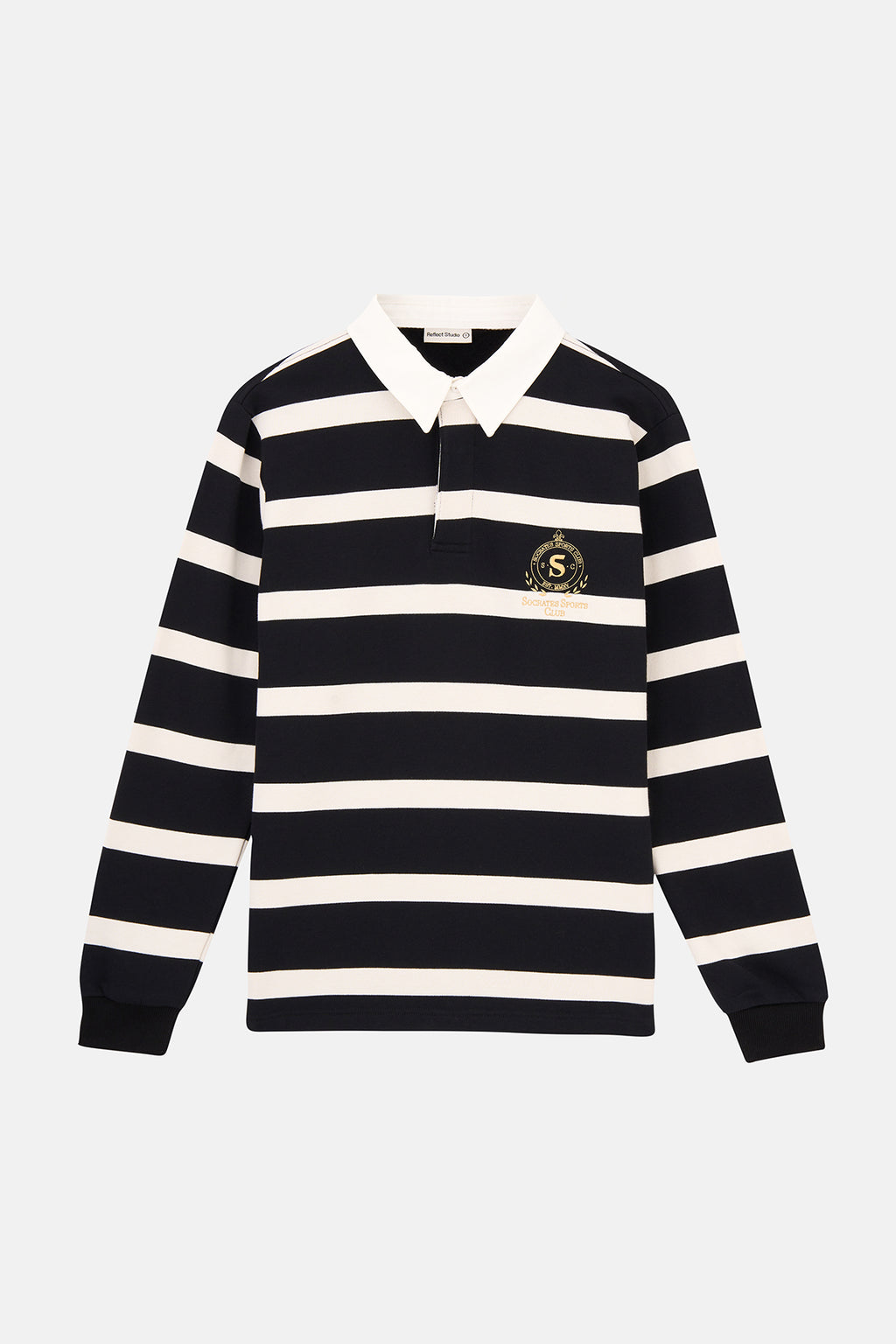 Socrates Sports Club Polo Sweatshirt - Siyah