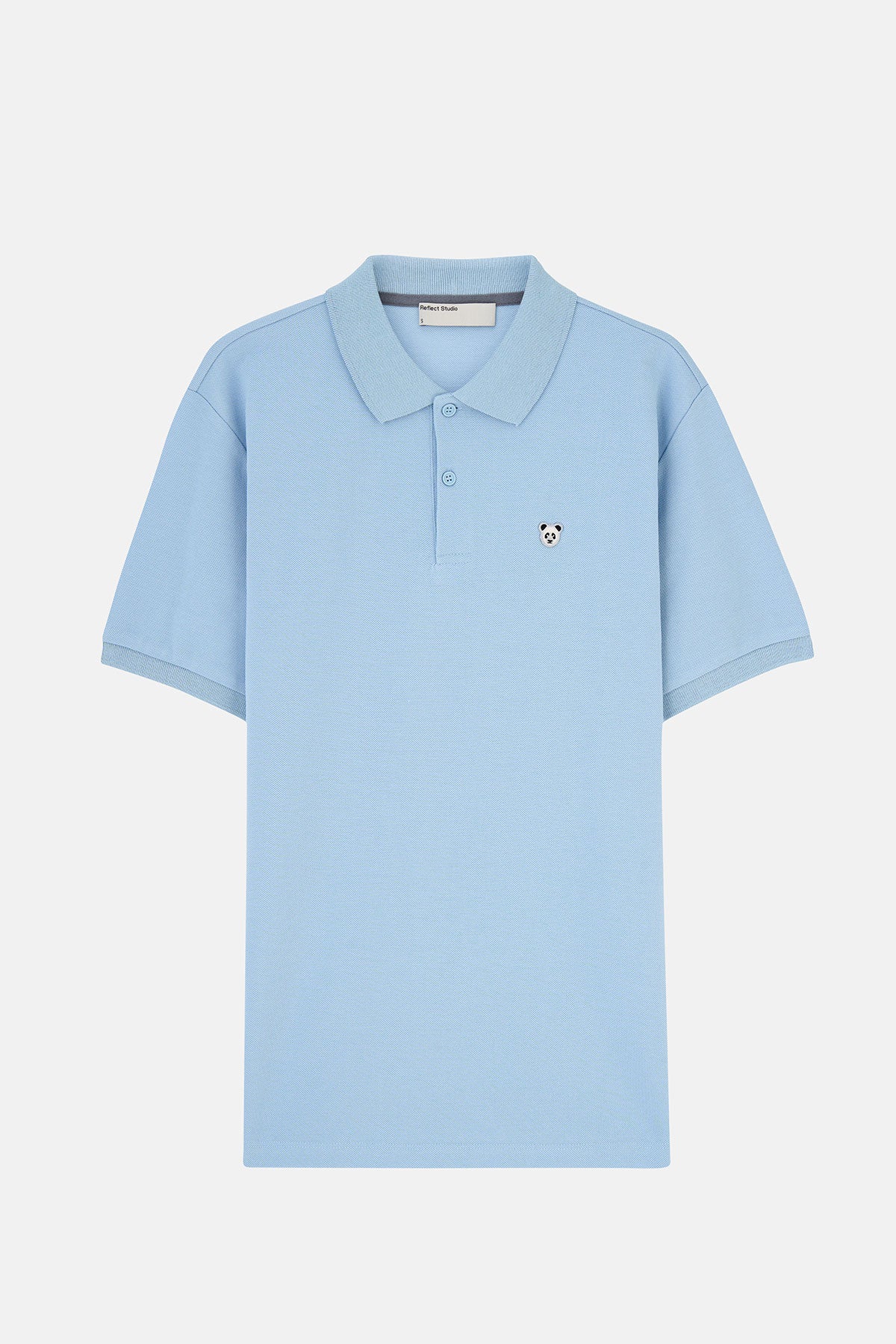 Panda Polo Yaka T-Shirt - Mavi