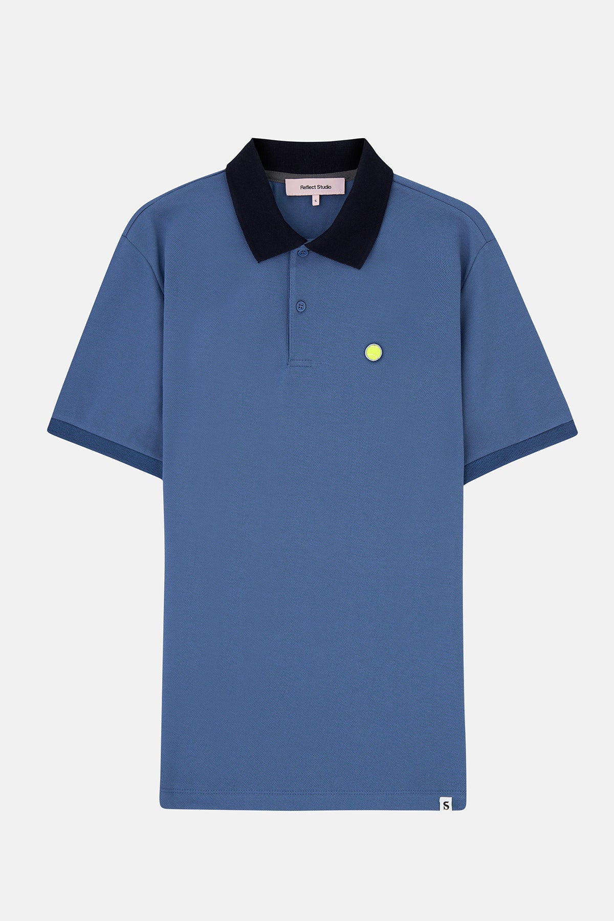 Tennis Ball Polo Yaka T-Shirt - Mavi