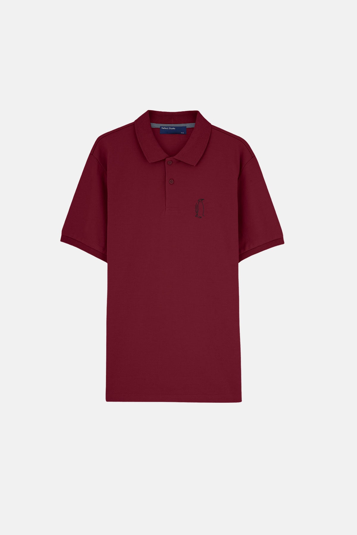 İmparator Penguen Polo T-shirt - Bordo