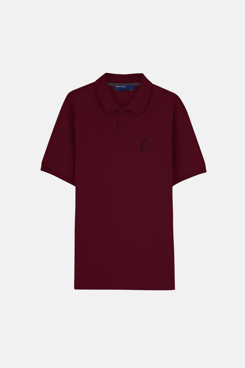 İmparator Penguen Polo T-shirt - Bordo