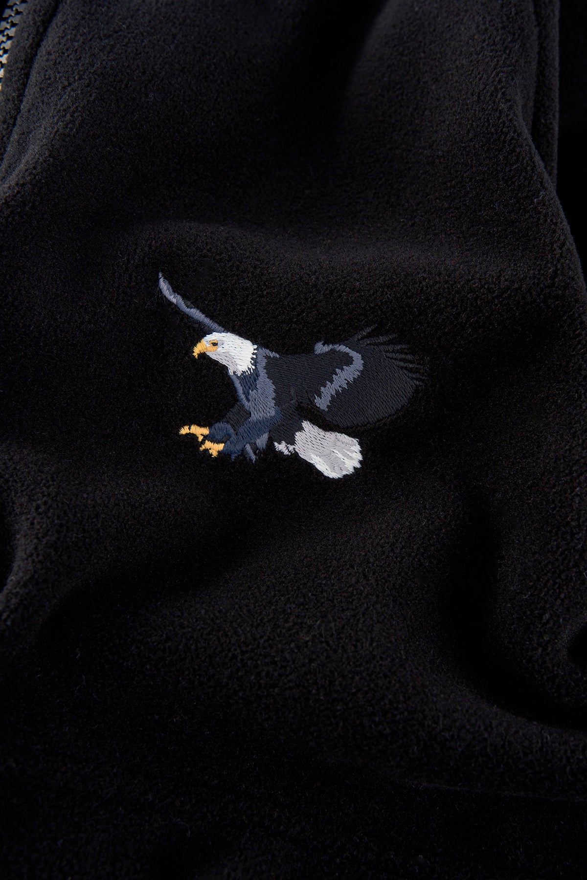 Kartal Full Zip Polar - Siyah