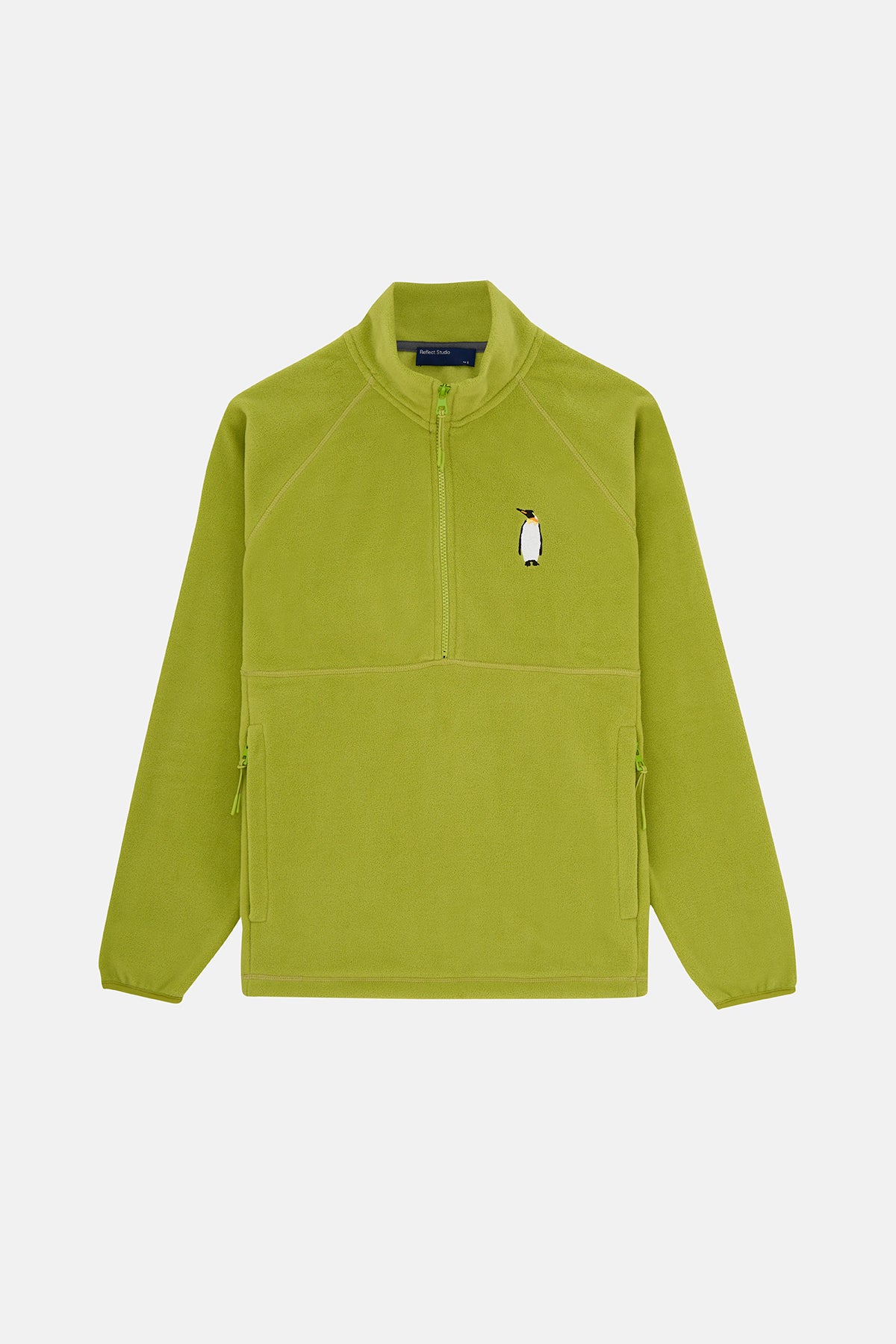 İmparator Penguen Yarım Fermuarlı Polar - Fıstık Yeşili