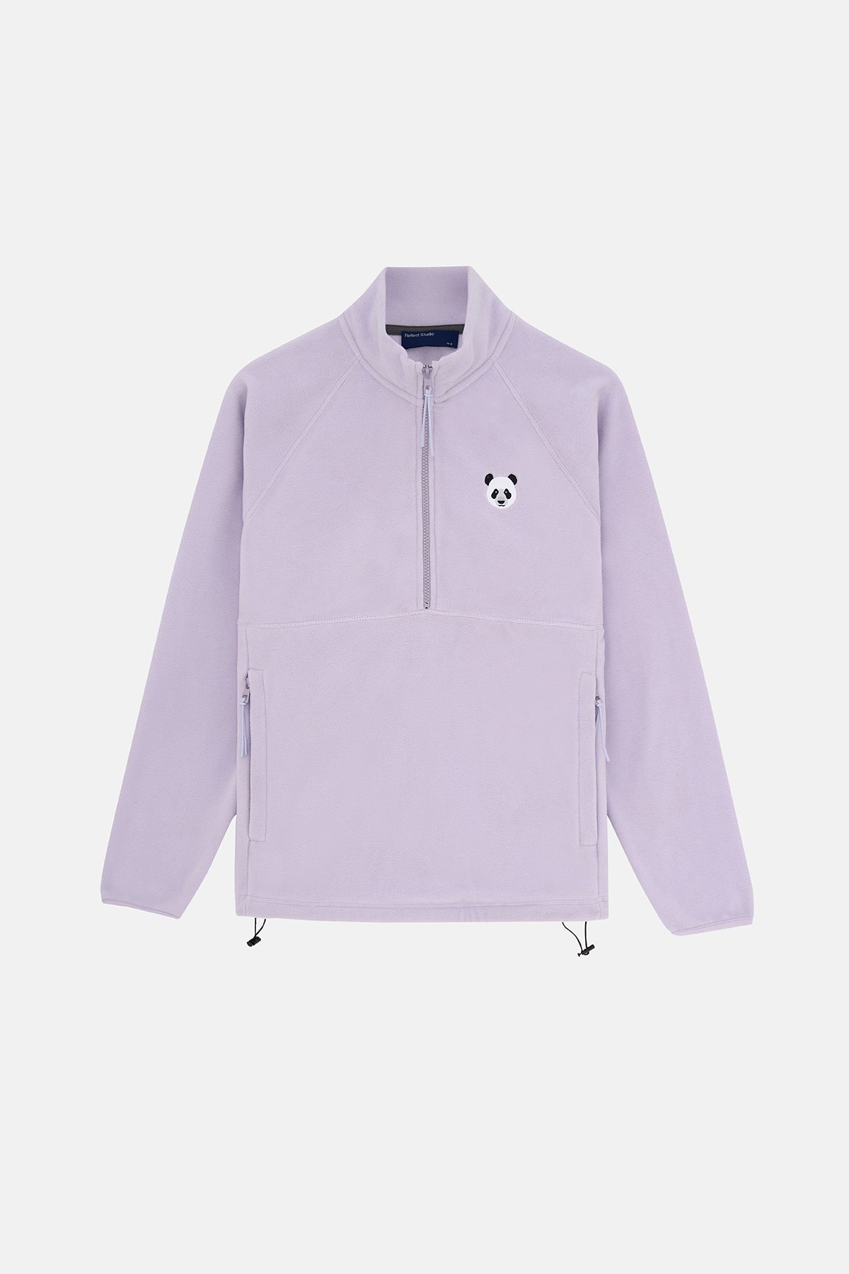 Panda Half-Zip Polar - Lila