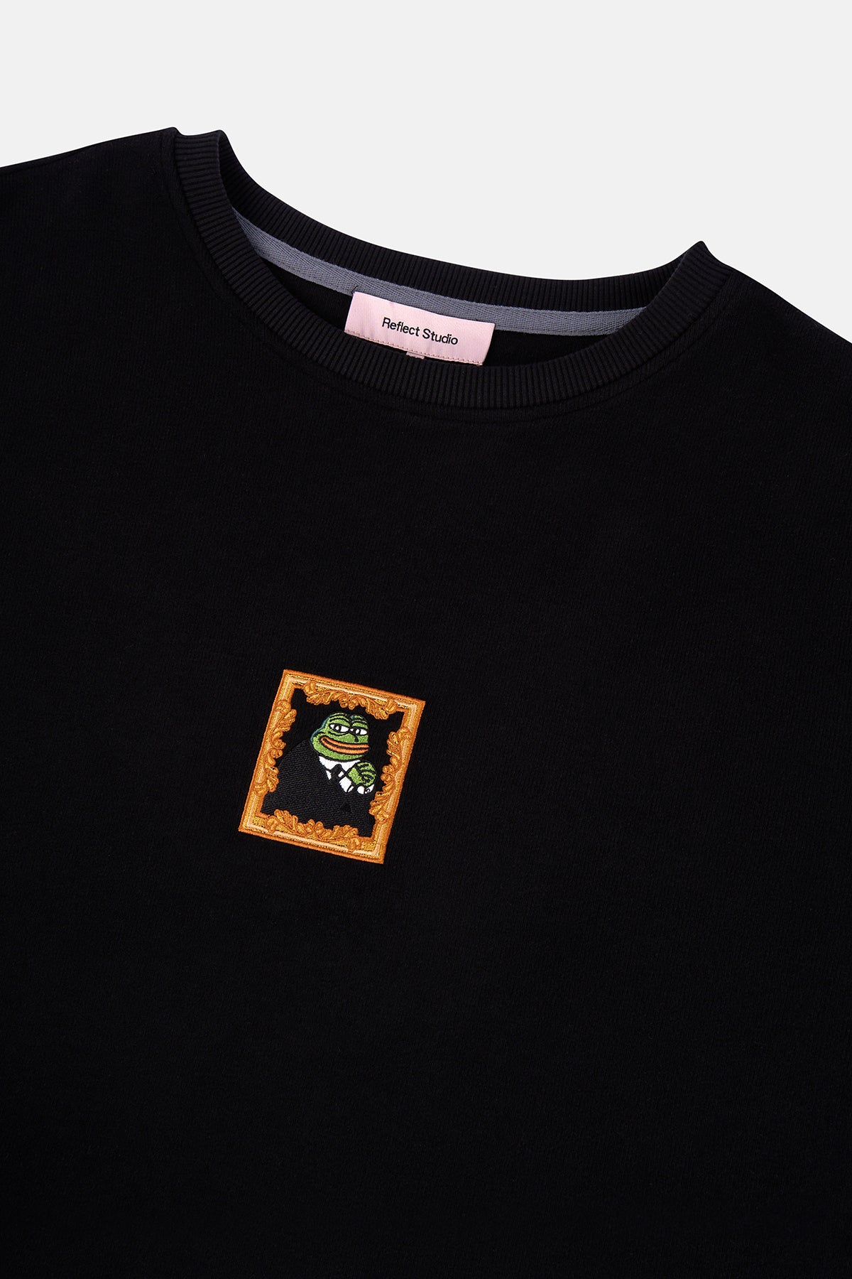 Thinker Pepe SuperSoft Sweatshirt - Siyah