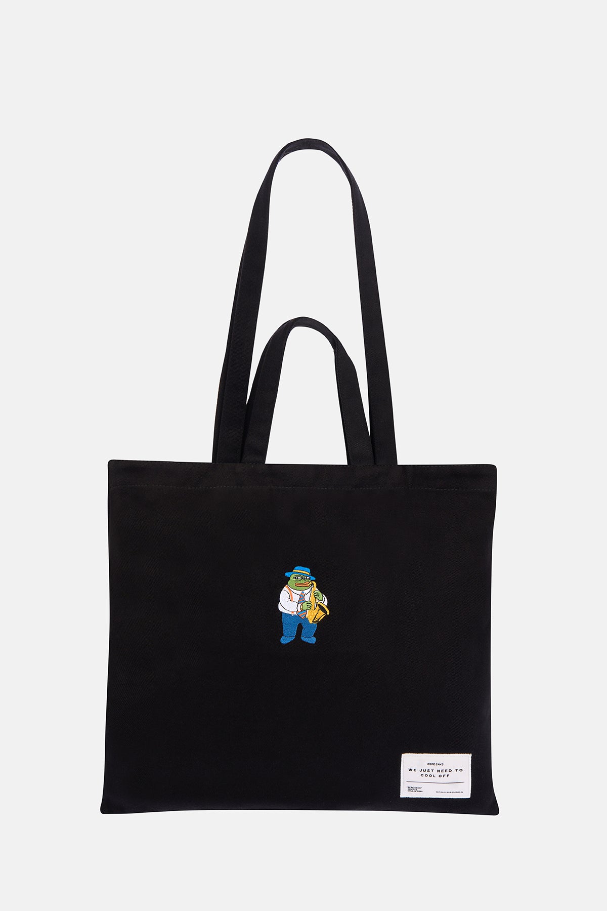 Jazzy Pepe Tote Çanta - Siyah