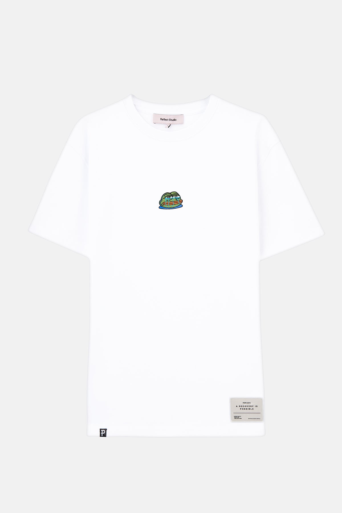 Crying Pepe Premium T-shirt - Beyaz