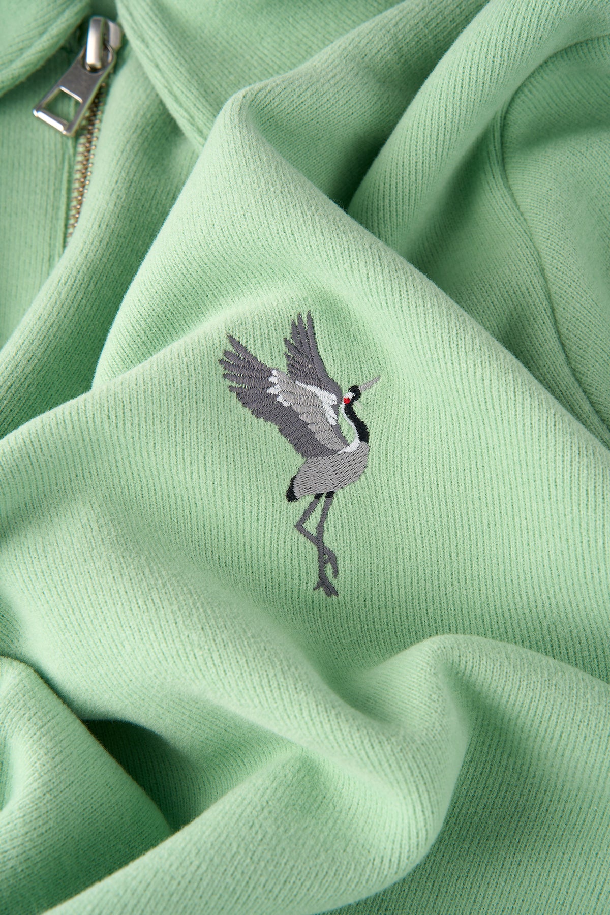 Turna SuperSoft Quarter-Zip Sweatshirt - Mint Yeşili