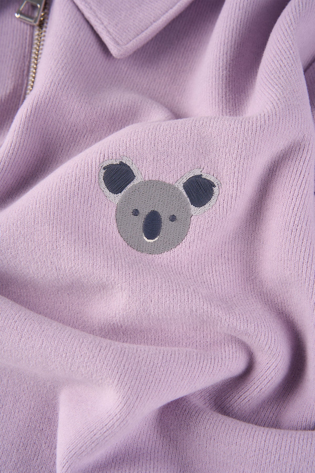 Koala SuperSoft Quarter-Zip Sweatshirt - Lila
