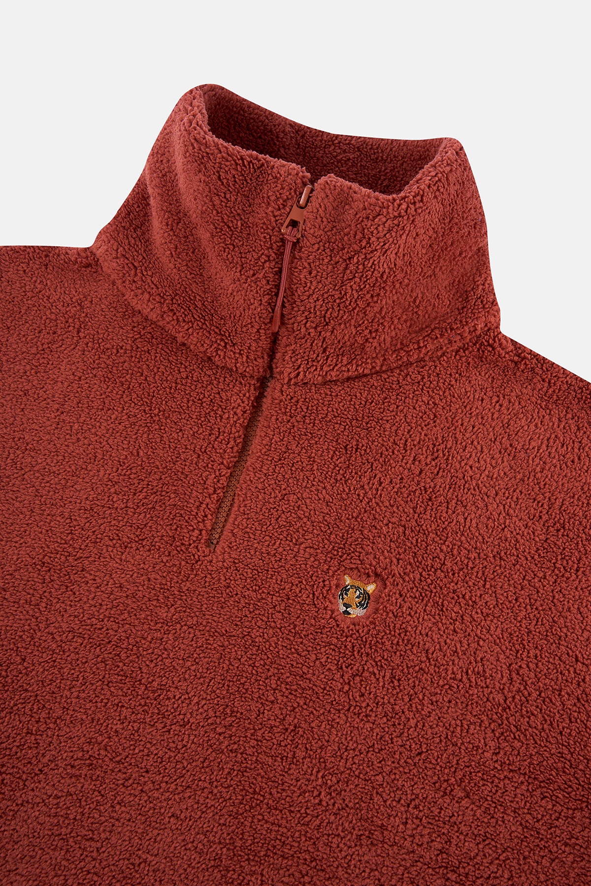 Kaplan  Sherpa Quarter-Zip Sweatshirt - Kiremit