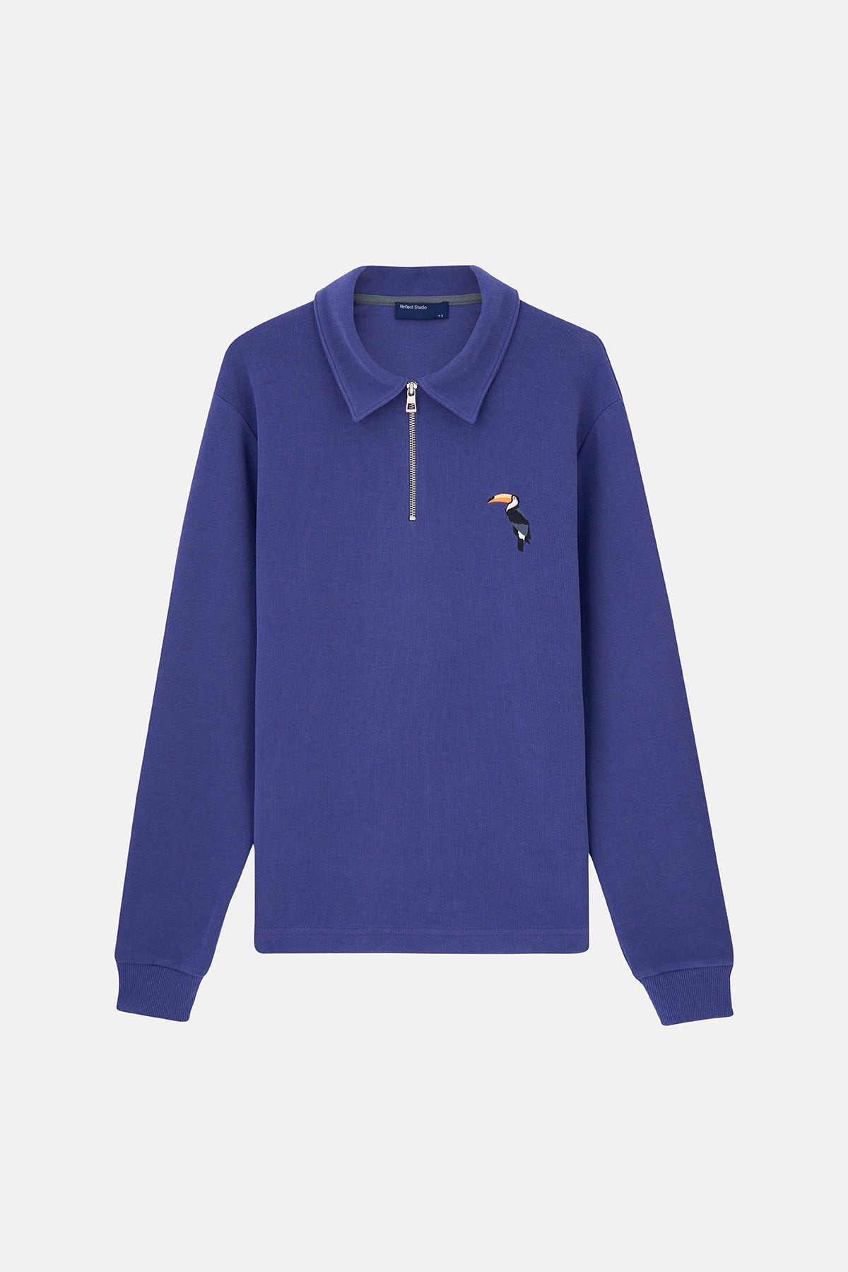 Basic SuperSoft Quarter-Zip Sweatshirt - Nefti Yeşil – Reflect Studio