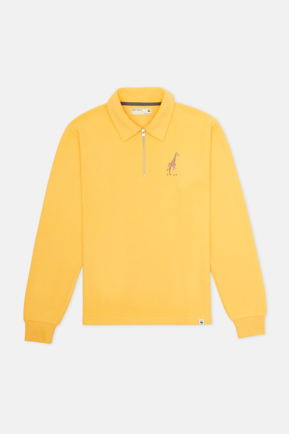 Zürafa Polo Yaka Sweatshirt - Sarı