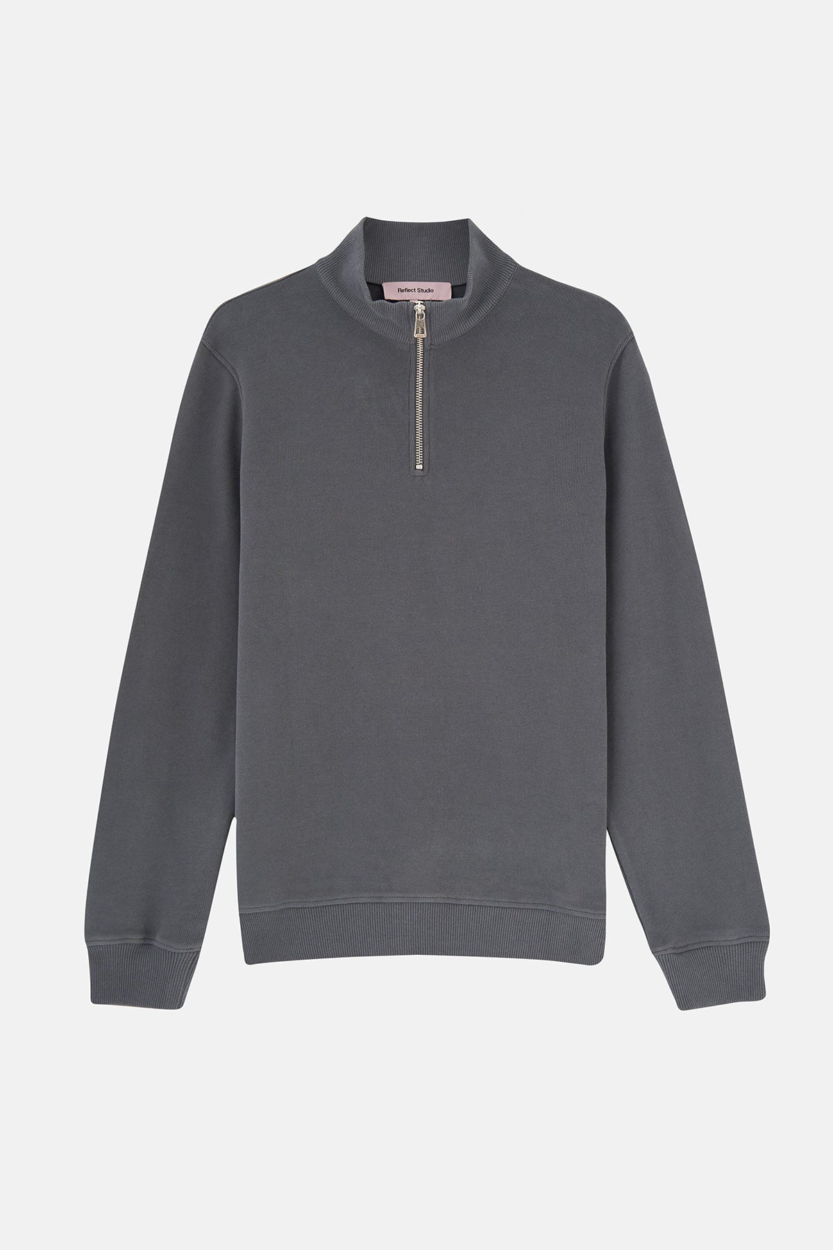 Basic SuperSoft Quarter-Zip Sweatshirt - Antrasit