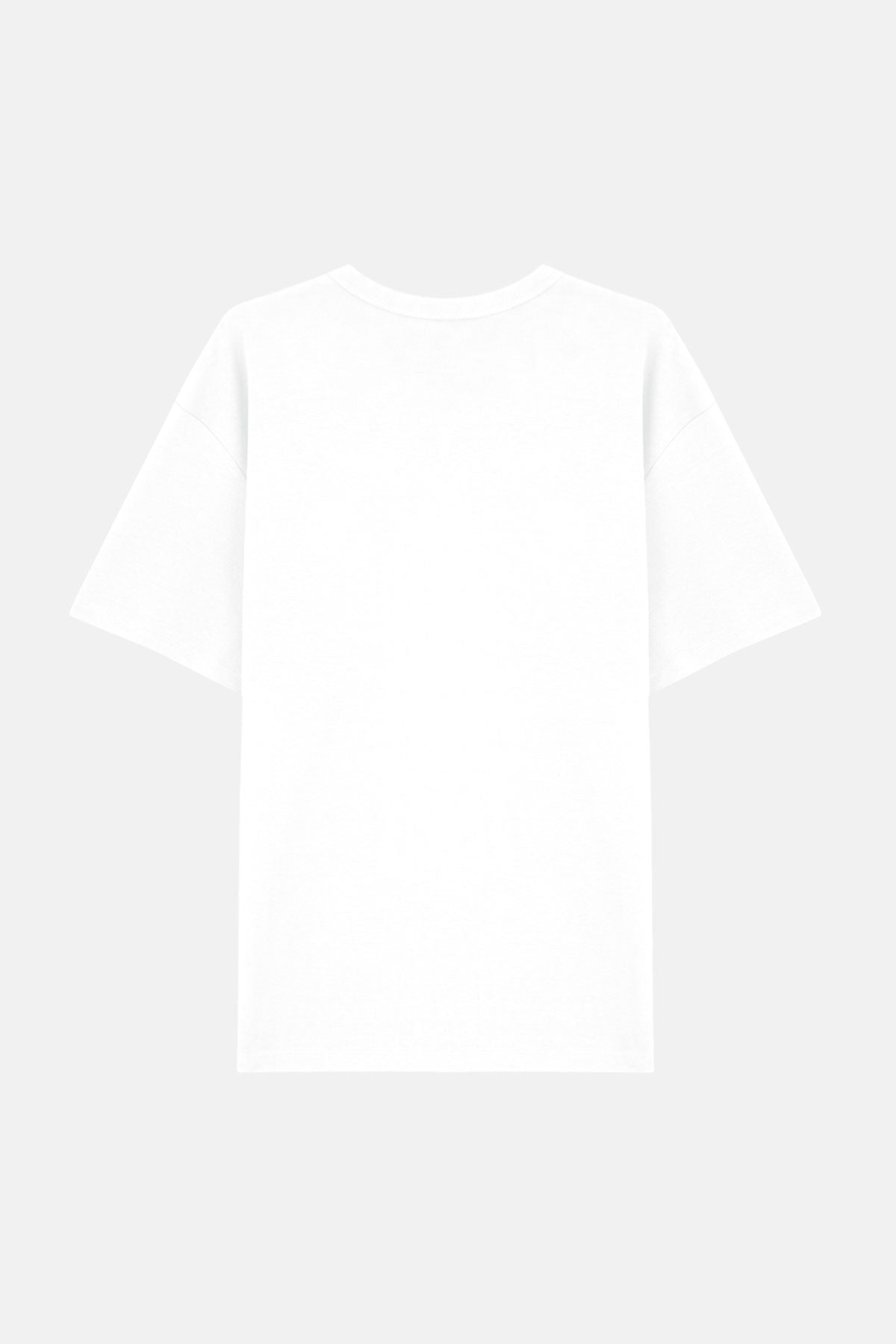 Basic Oversize Premium T-shirt - Beyaz