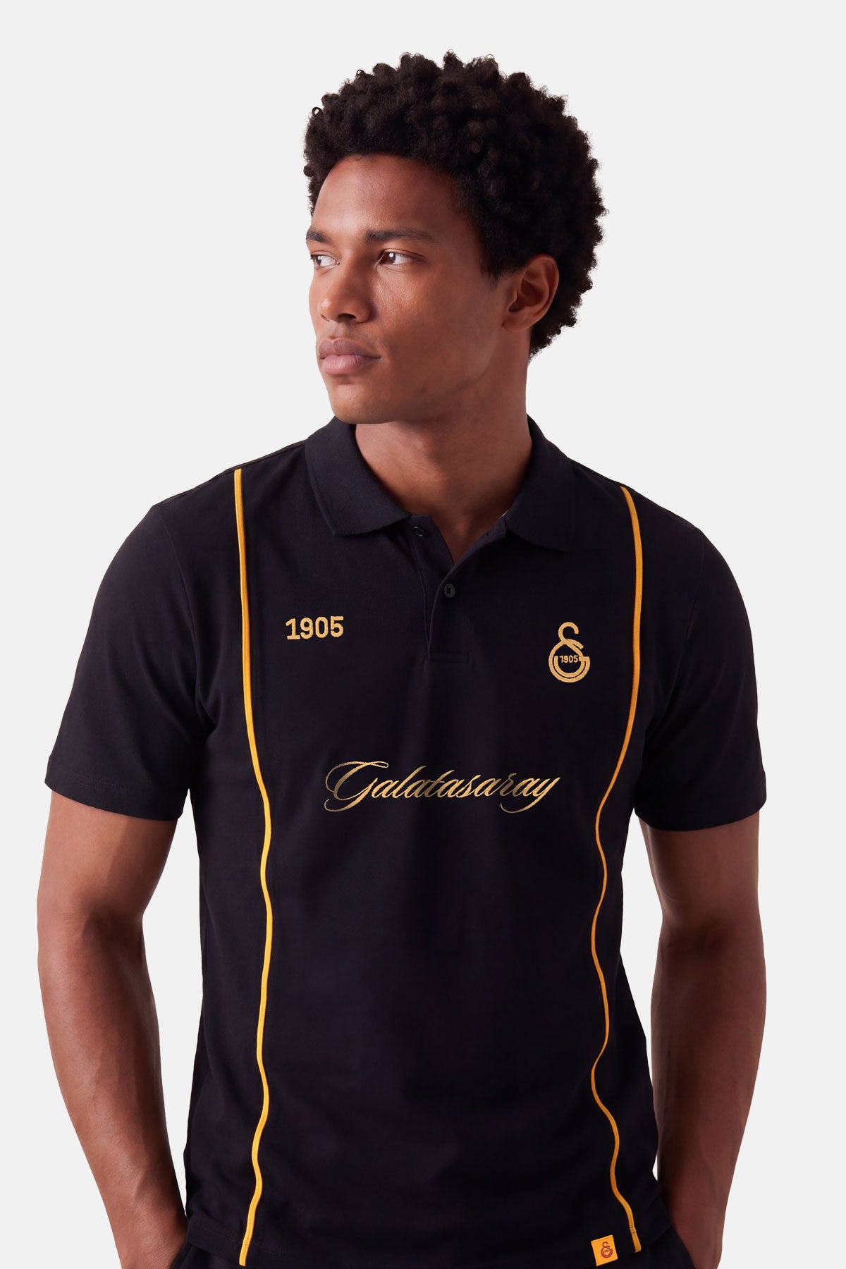 Leones Polo Yaka T-shirt - Siyah