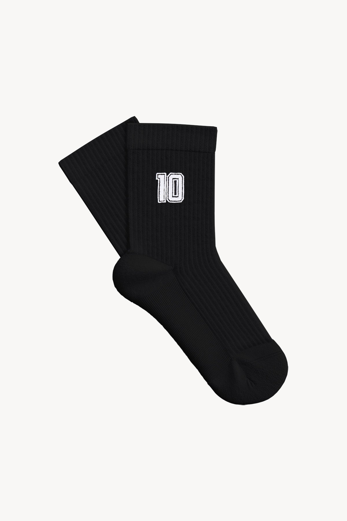 Number 10 Havlu Çorap - Siyah