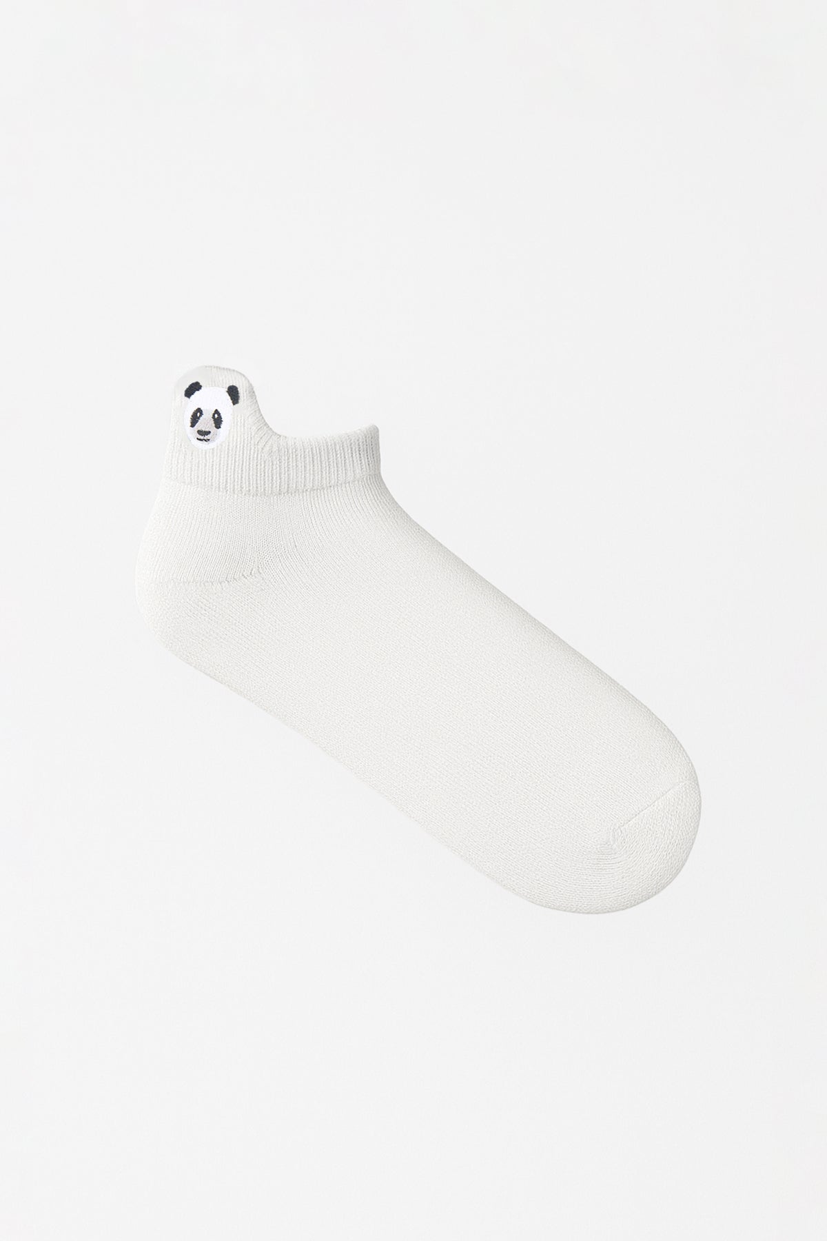 Panda Pull Çorap - Beyaz