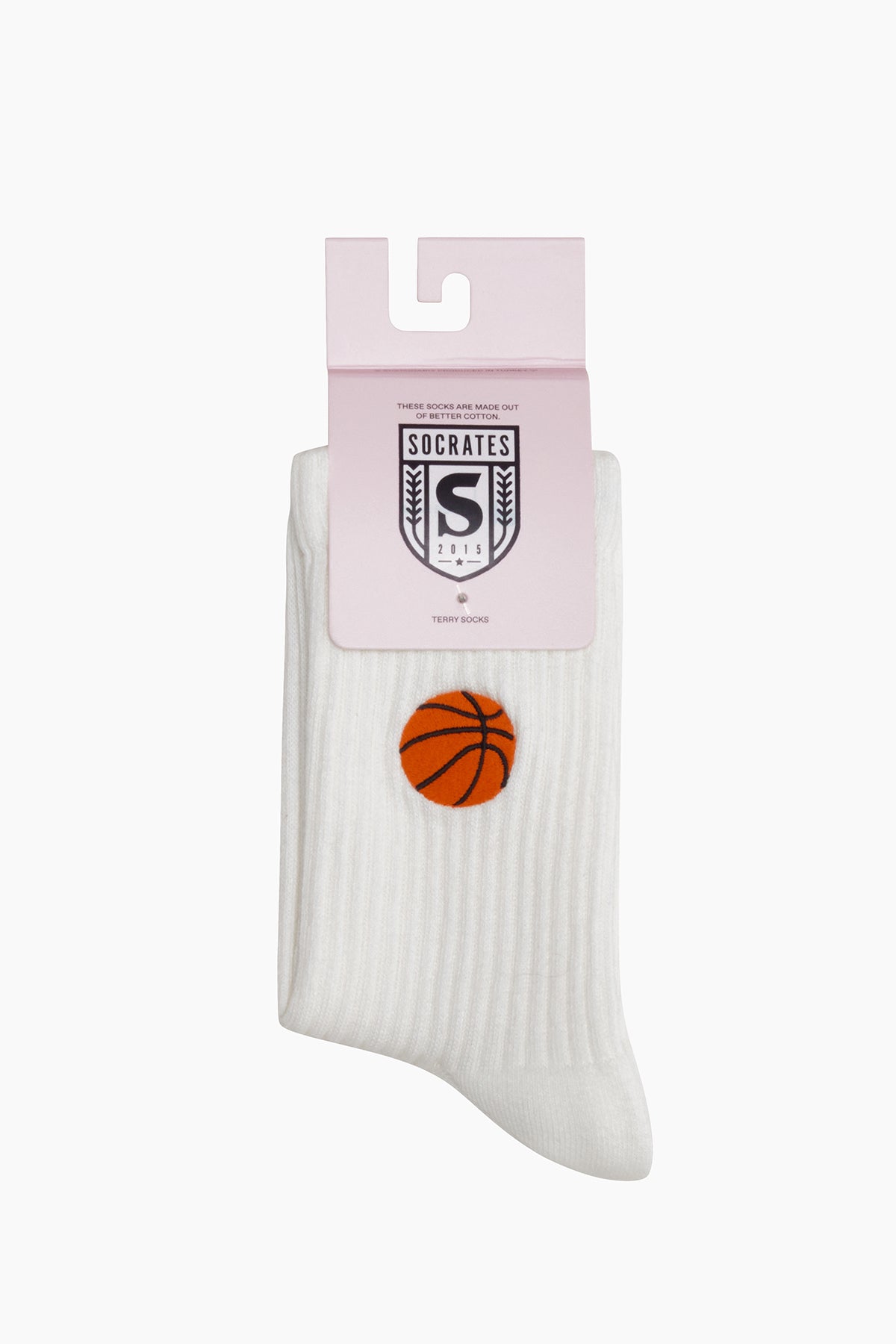 Basketball Havlu Çorap - Beyaz