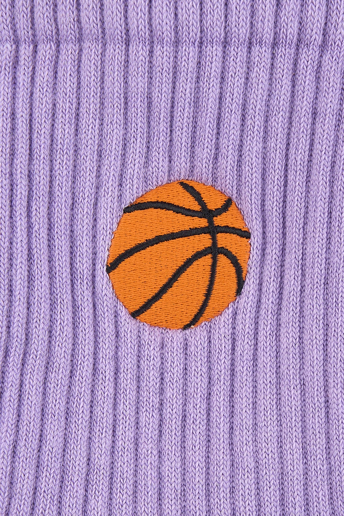 Basketball  Havlu Çorap - Lila