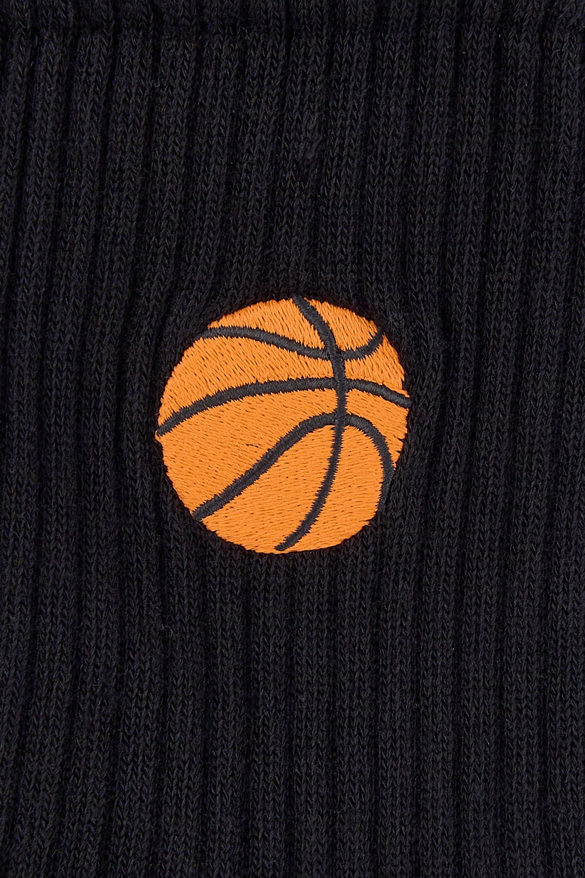 Basketball Havlu Çorap - Siyah