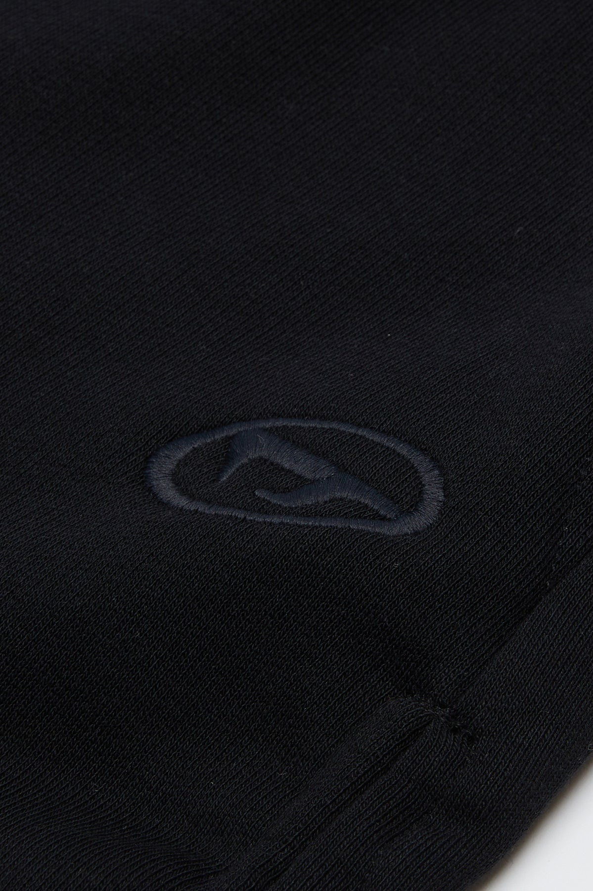 Logo Embroidered Women Shorts - Black