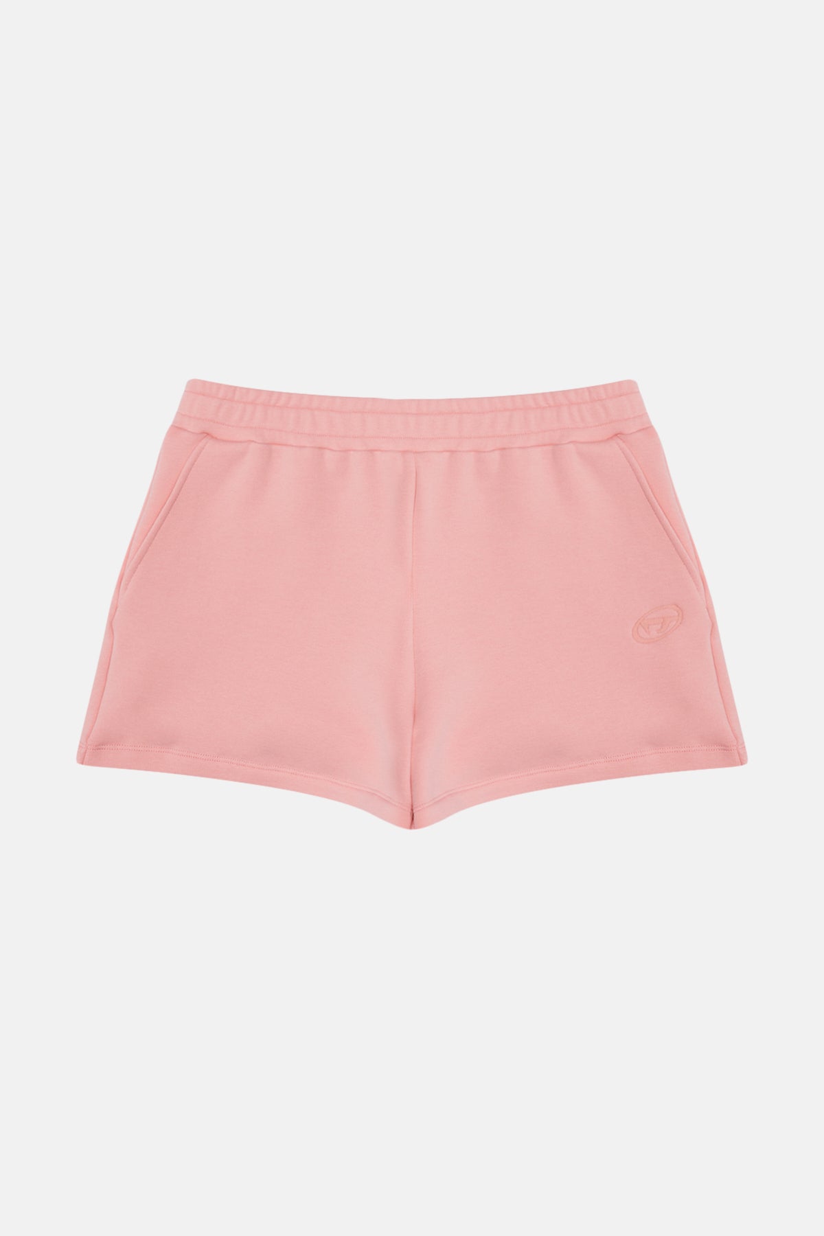Logo Embroidered Shorts - Pink