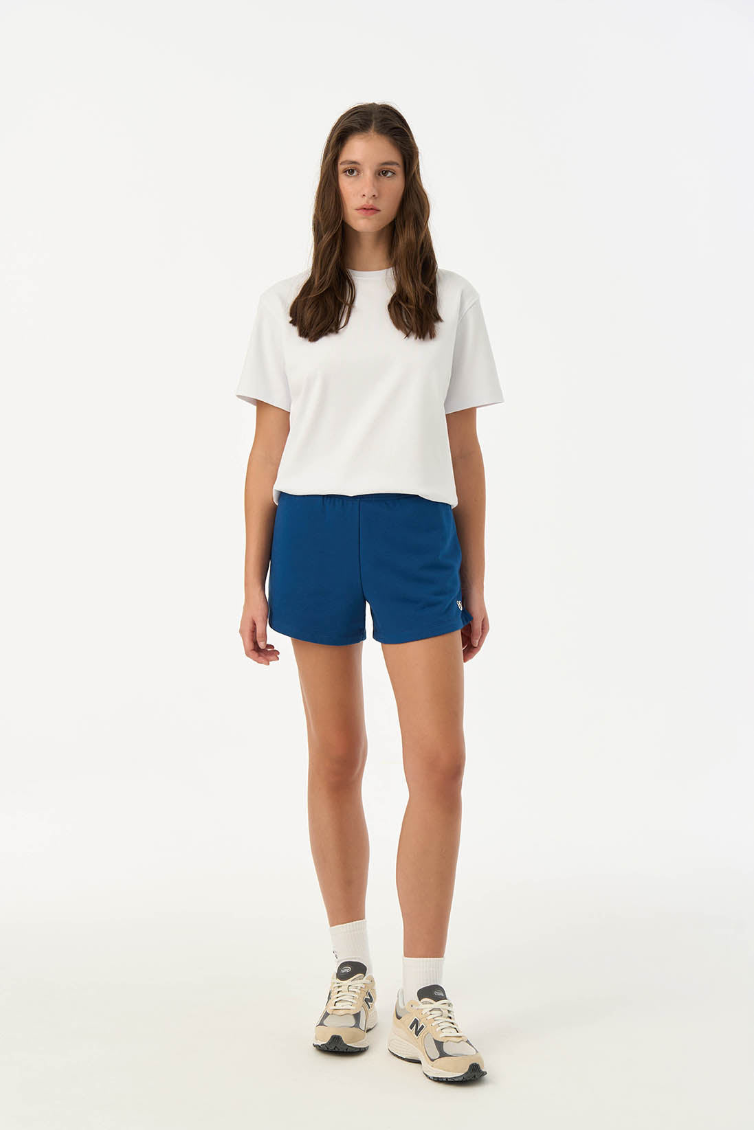 Panda Soft Fleece Kadın Şort - Lacivert